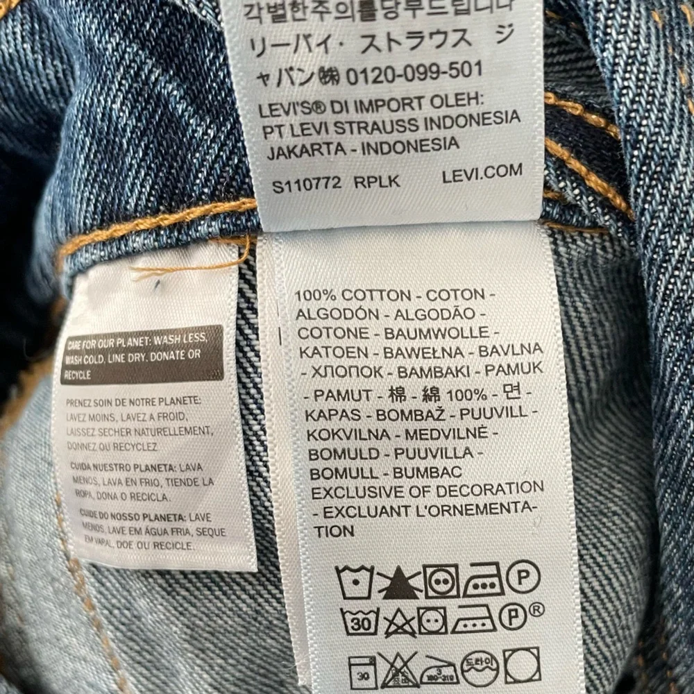 Levi's Women's Vintage Denim Jean Overalls Size Large - Picture 14 of 14